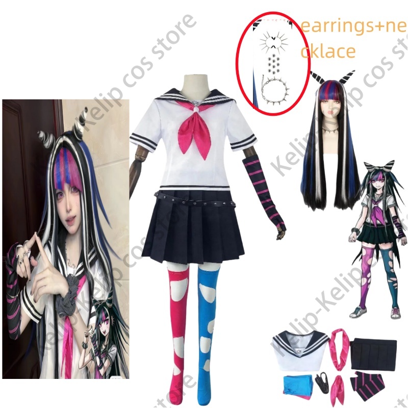 Party Games Steam - Mioda Ibuki Cosplay Fantasia Feminina, Anime
