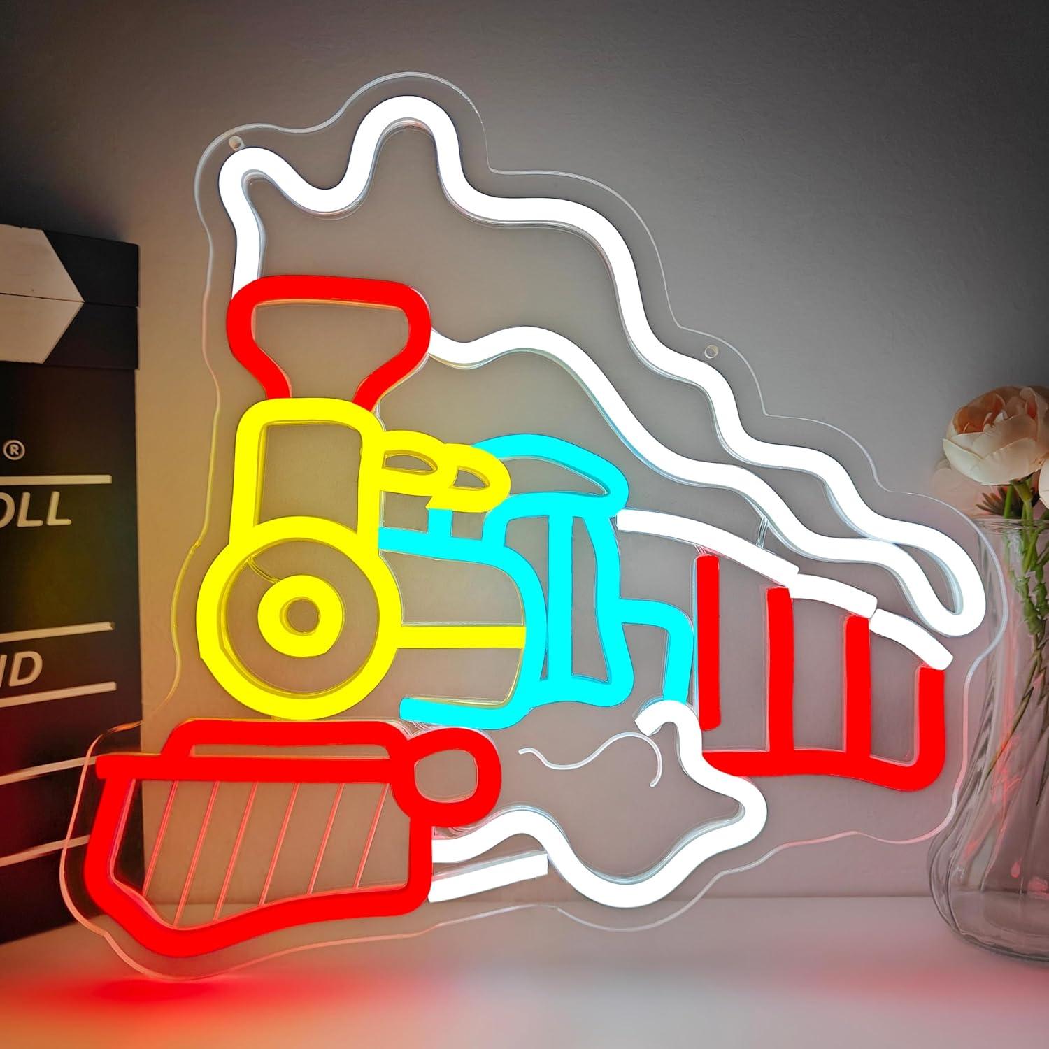 Party Games Steam - Luz de néon LED regulável por
