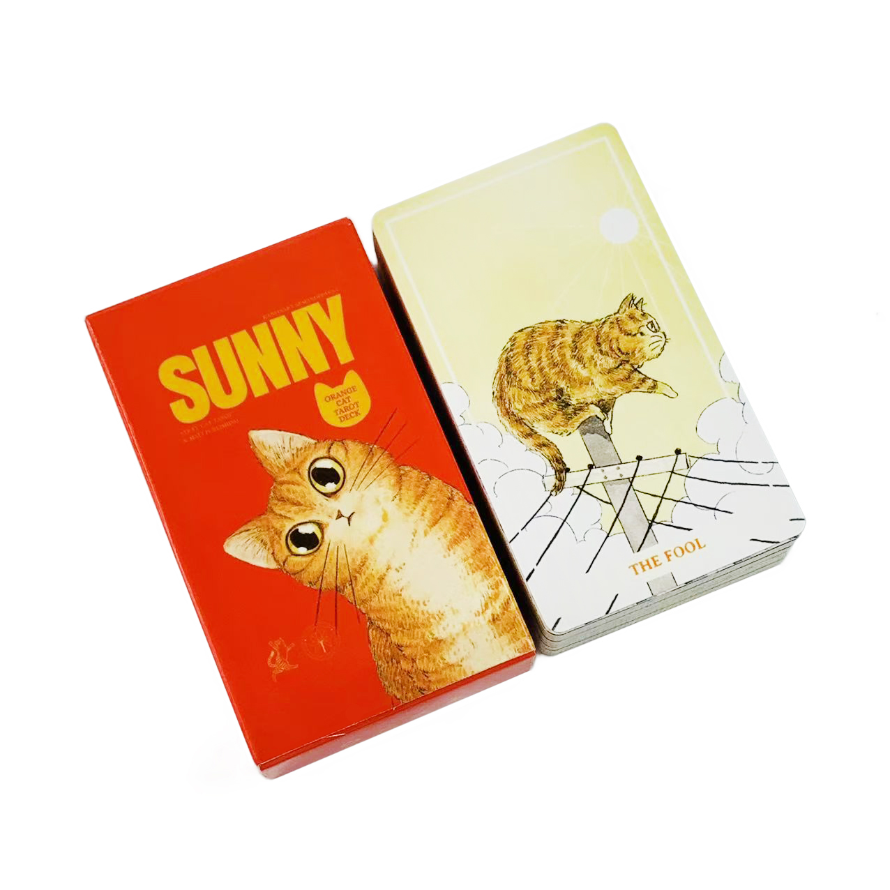Baralho de tarô de gato laranj - Party Games Sunny avaliação e preço
