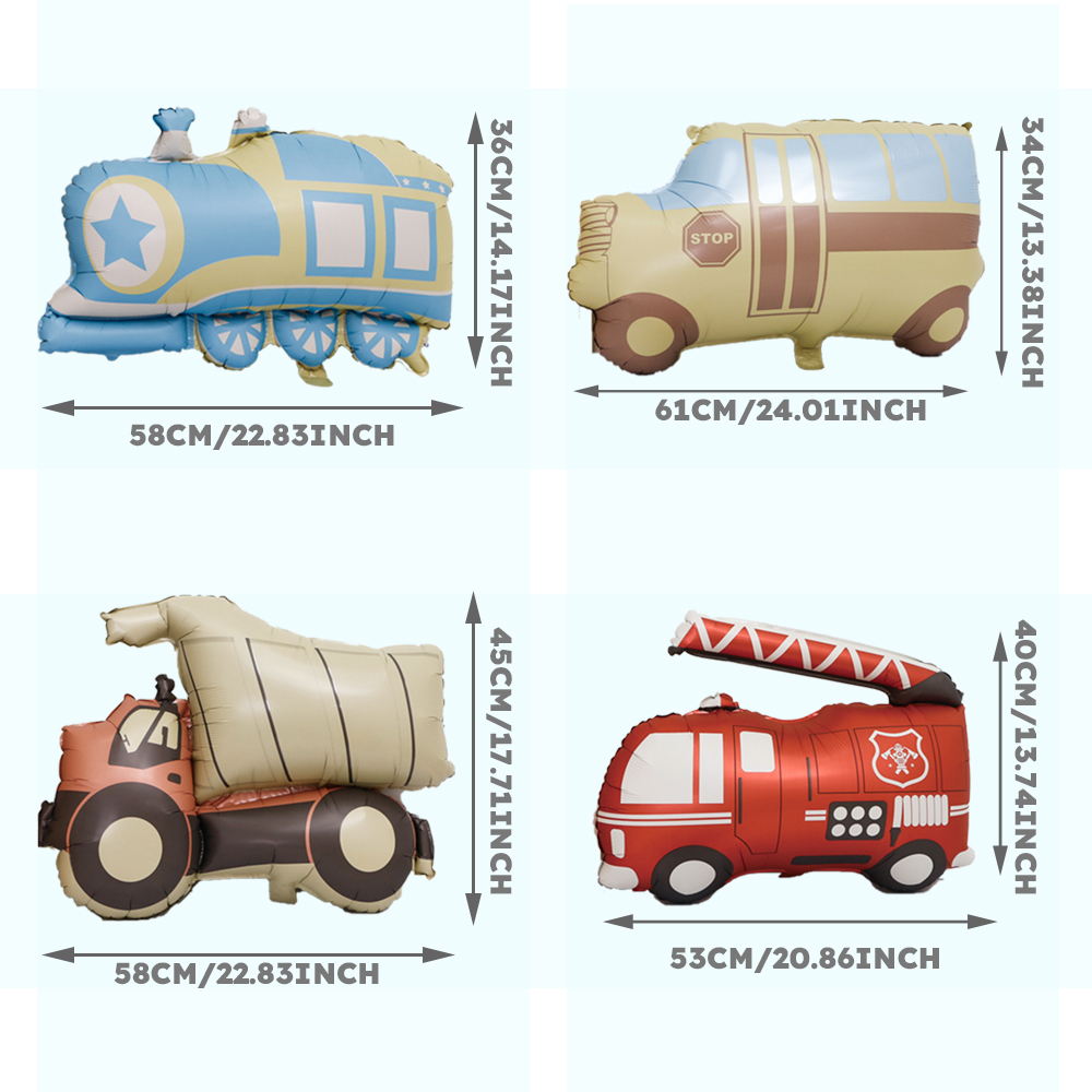 Balão de Carro de Desenho Anim - Party Games Bus avaliação e preço